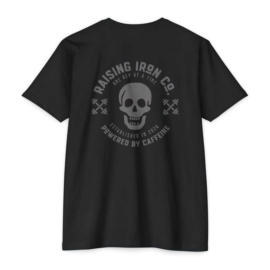 Powered by Caffeine - Weightlifting Tee - Soft Blend Fitness Tee