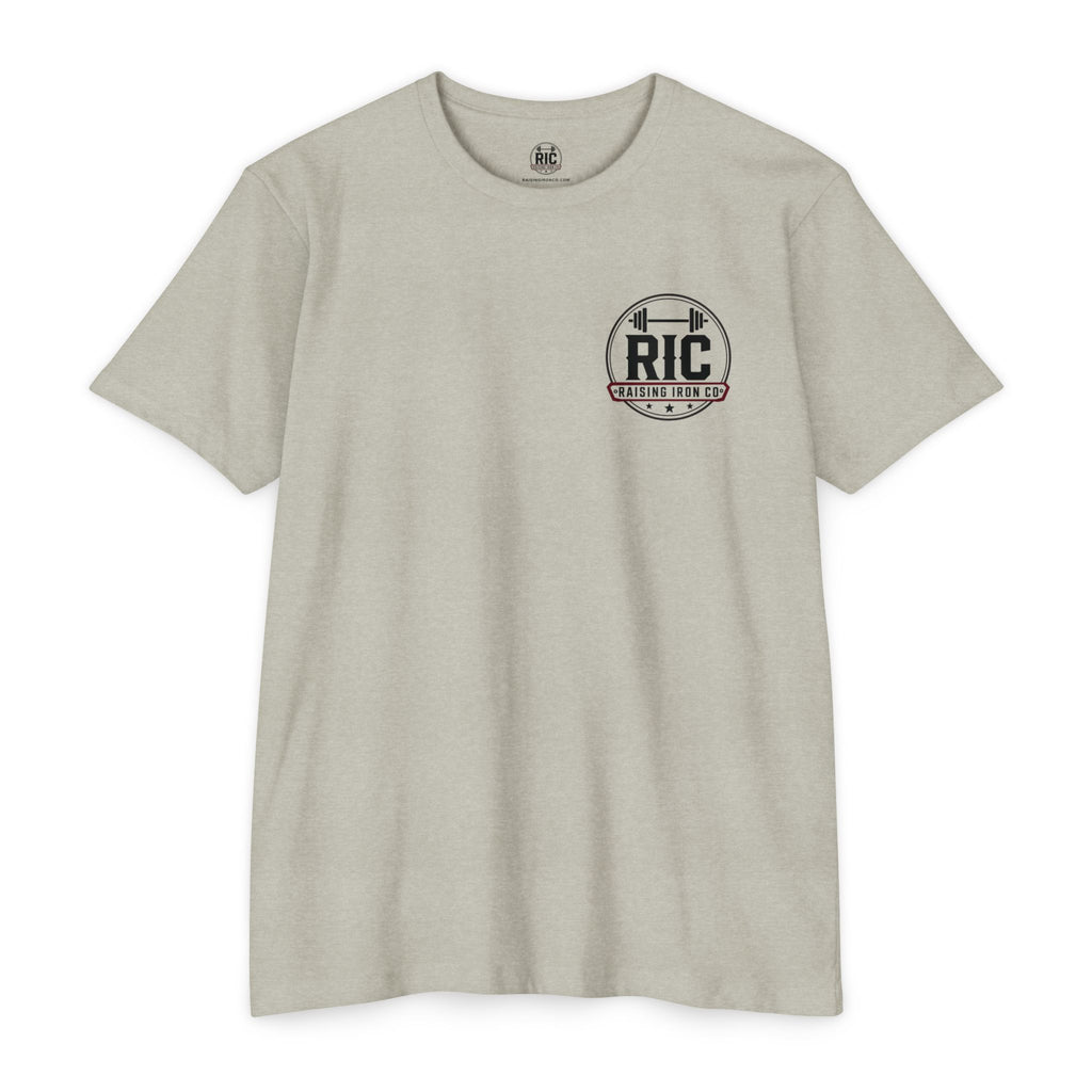 Raising Iron Co. Logo Tee - Soft Blend Fitness T-Shirt