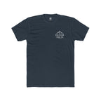 Raising Iron Co. Mountain Logo Tee — Strength Is More Than The Weight You Lift Cotton Fitness Tee