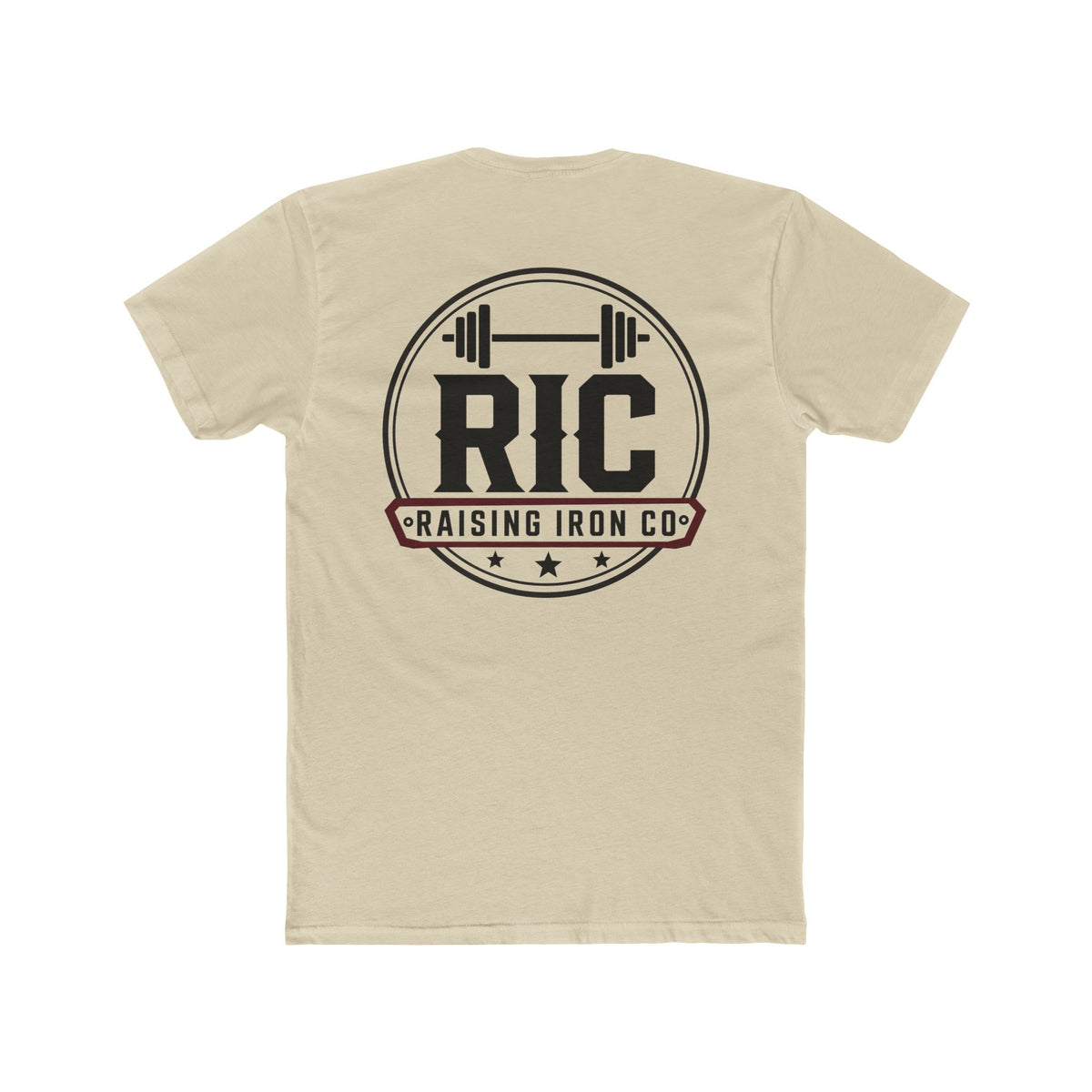 Raising Iron Co. Logo Tee — Cotton Fitness T‑Shirt