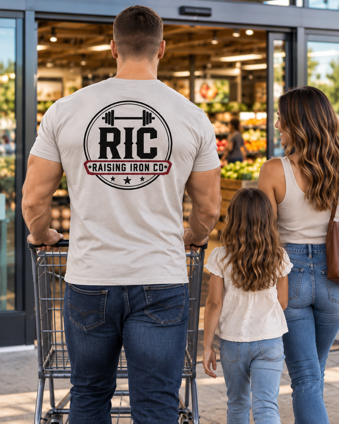 Raising Iron Co. Logo Tee - Soft Blend Fitness T-Shirt
