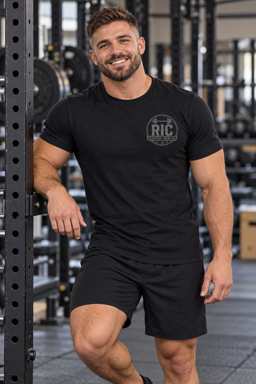 Breathe. Focus. Lift. Repeat - Weightlifting Tee — Cotton Fitness T‑Shirt
