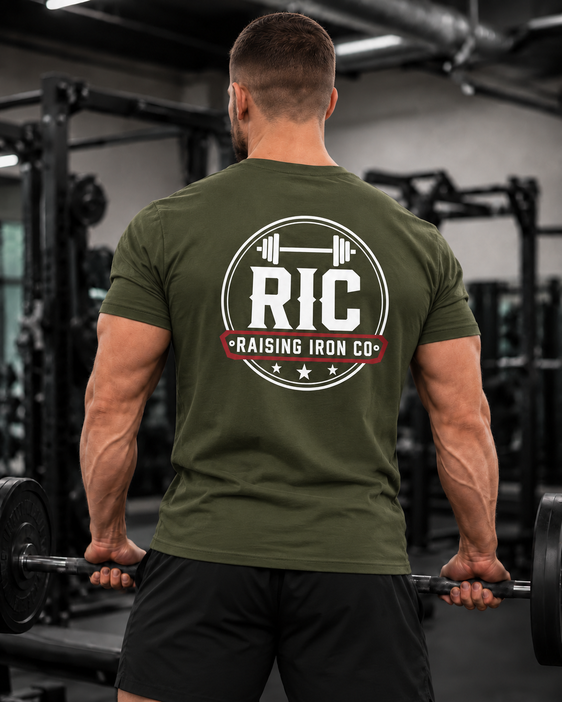Raising Iron Co. Logo Tee - Soft Blend Fitness Tee