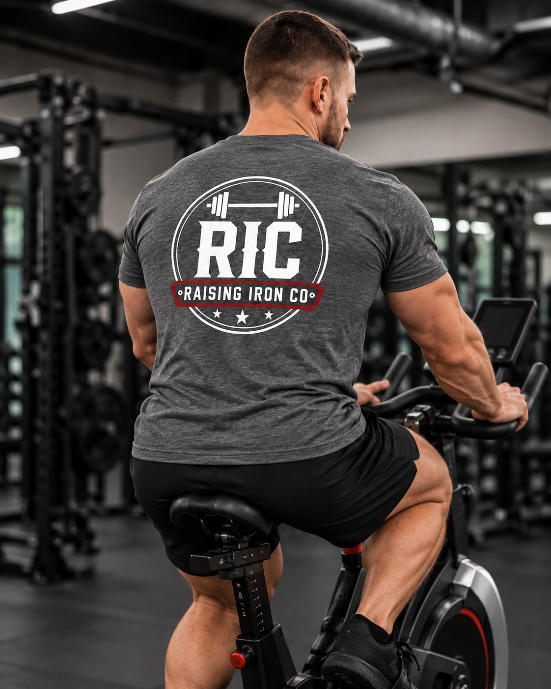 Raising Iron Co. Logo Tee - Soft Blend Fitness Tee