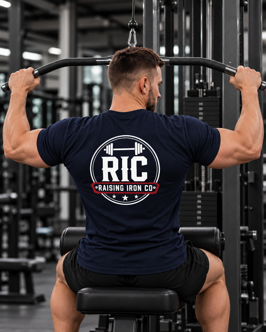 Raising Iron Co. Logo Tee - Soft Blend Fitness Tee