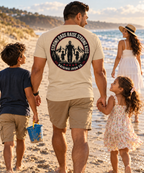 Strong Dads Mountain Tee - "Strong Dads Raise Strong Kids" Soft Blend Fitness T-Shirt