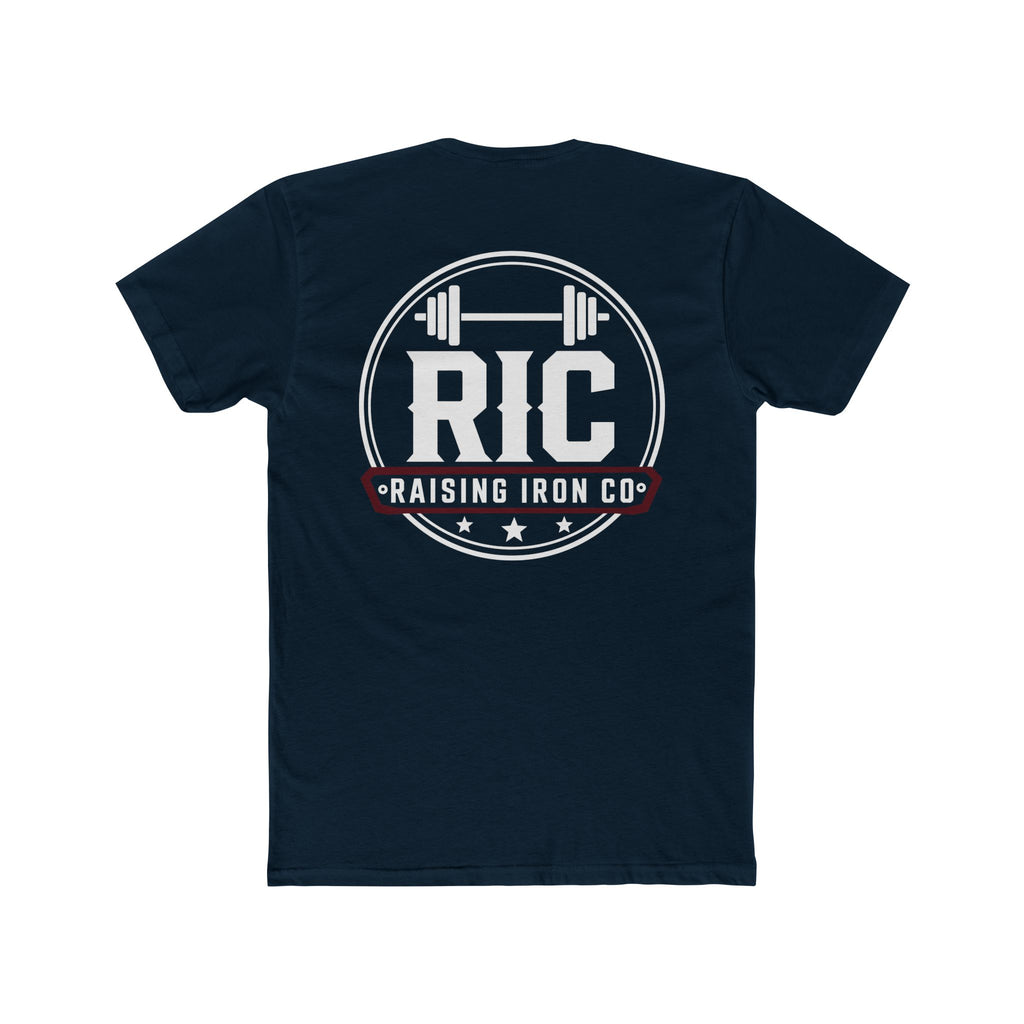 Raising Iron Co. Logo Tee — Cotton Fitness T‑Shirt