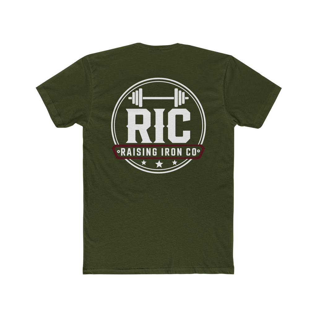 Raising Iron Co. Logo Tee — Cotton Fitness T‑Shirt
