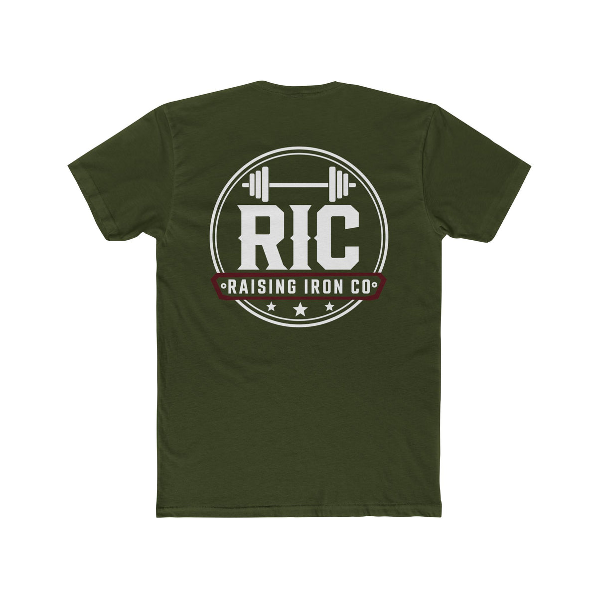 Raising Iron Co. Logo Tee — Cotton Fitness T‑Shirt