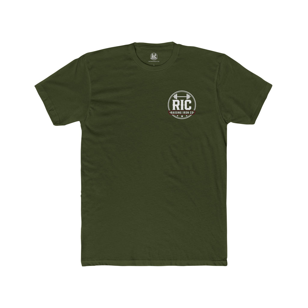 Strong Dads Legacy Tee — "Strong Dads Raise Strong Kids" Cotton Fitness T‑Shirt