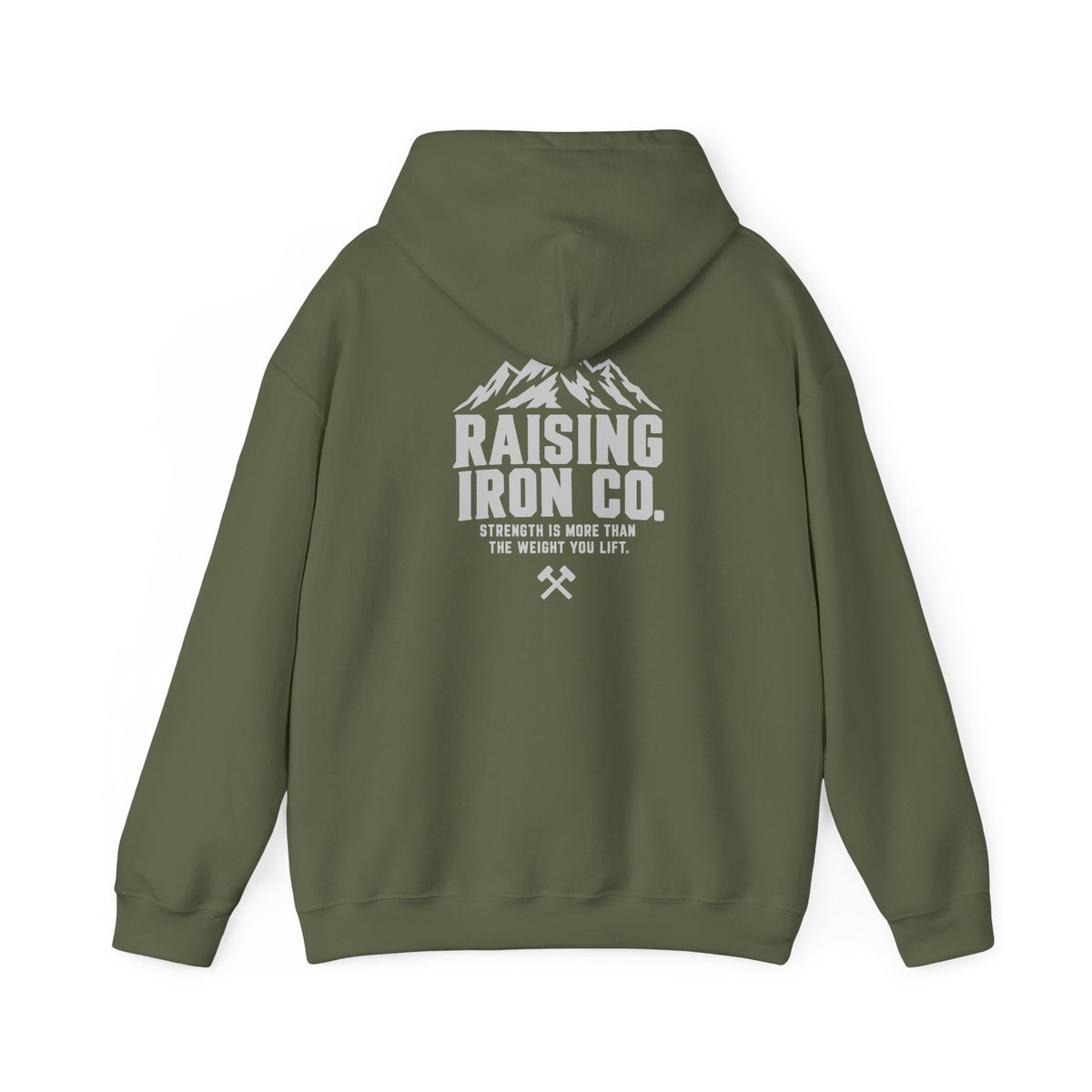 Raising Iron Co. - Mountain Strength - Mountain Logo Hoodie