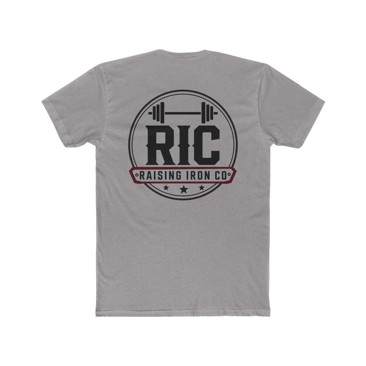 Raising Iron Co. Logo Tee — Cotton Fitness T‑Shirt